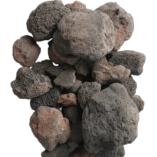 Black/Red Lava Rock (≈18kg) aquascaping hardscape